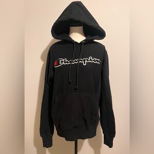 Champion Men's Black Pullover Hoodie